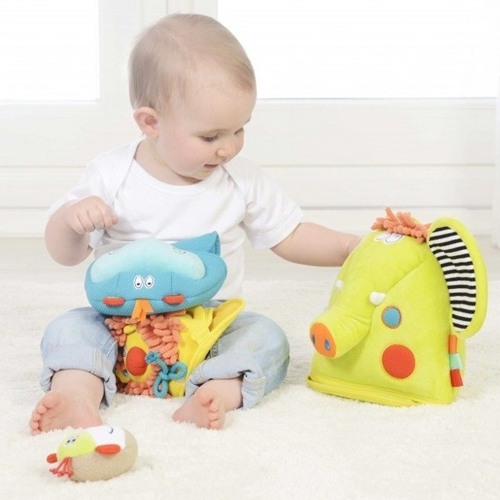 zabawki sensoryczne dla niemowląt kolorowe dolce